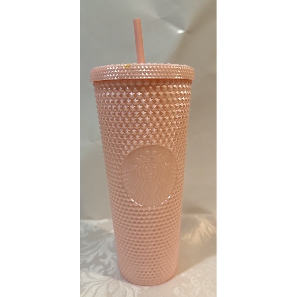 Starbucks 24 oz Spring Collection Tumbler -shiny Pink